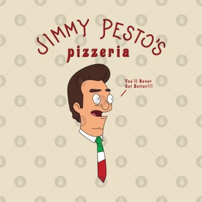 Jimmy Pestos Pizzeria Pin Official Bob's Burgers Merch